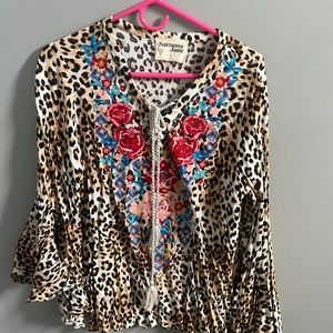 Savanna Jane leopard blouse 🐆